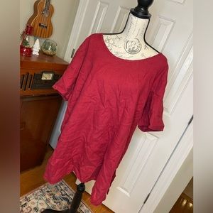 Flax tunic lagenlook linen tunic top